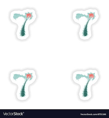 Stiker Abstract number 7 logo icon in Blue vector image