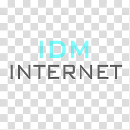 Stikma Icons, idm, teal and black lines transparent background PNG clipart