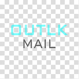 Stikma Icons, outlook, teal and black lines transparent background PNG clipart