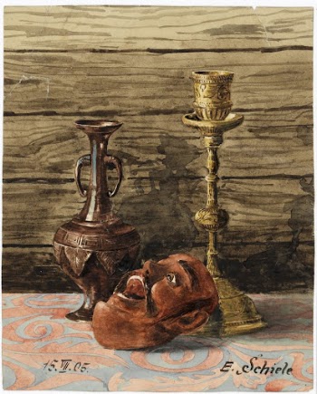 Still Life with Candlestick, Vase | Free Photo - rawpixel