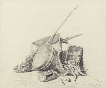 Still Life with Wheelbarrow and | Free Photo - rawpixel