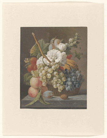 Stilleven met bloemen en fruit | Free Photo - rawpixel