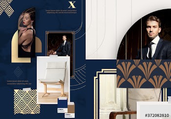 Stimmungs-Board-Set Elegantes und modern