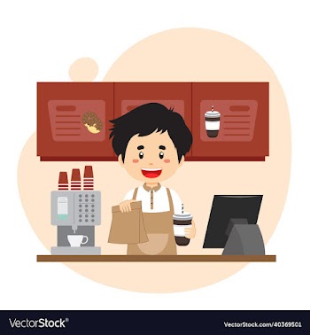 stock coffee takeaway concept