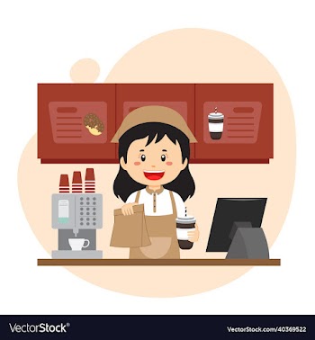 stock coffee takeaway concept