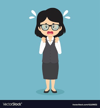 stock confused business woman