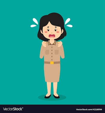 stock confused government employees woman