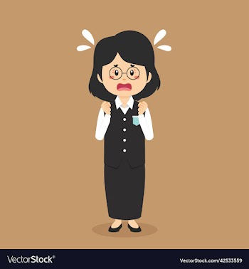 stock confused teacher women