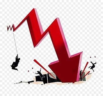 Stock market index Public company Hang Seng Index - Red arrows 