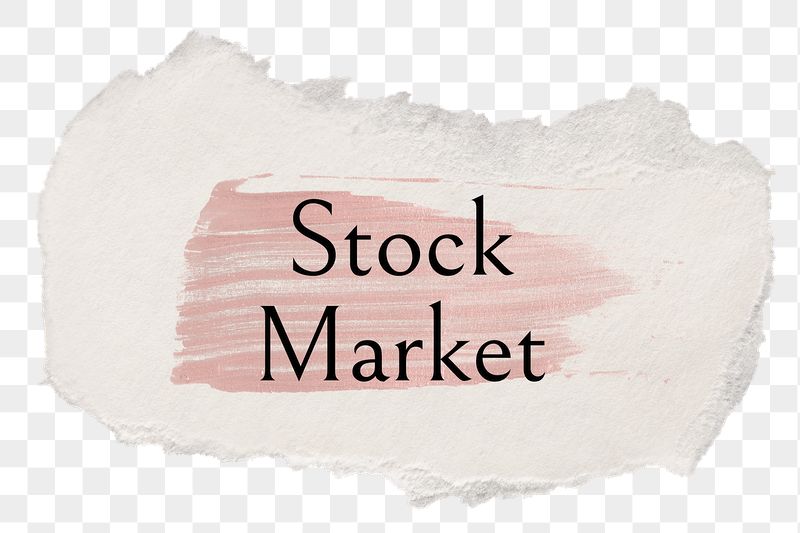 Stock market png word sticker | Free PNG - rawpixel