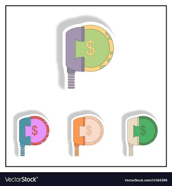 Stock market sign collection vector image