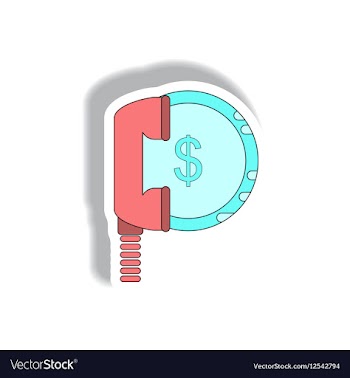 Stock market sign in paper vector image
