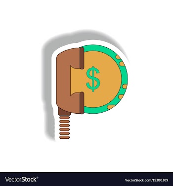 Stock market sign in paper vector image