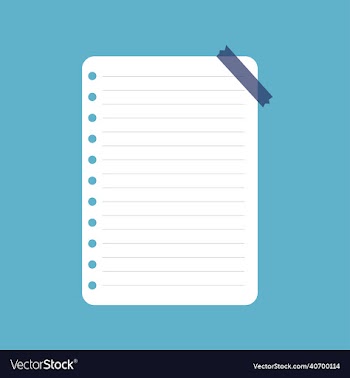 stock paper note templates