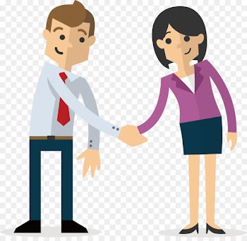 Stock photography Business Illustration - Meeting clients 