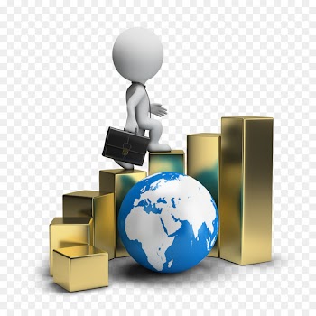 Stock photography Businessperson Stairs Royalty-free - 3D creative global growth picture 