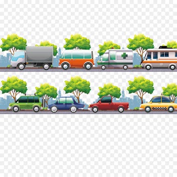 Stock photography Car Royalty-free Illustration - Vector big traffic jam 