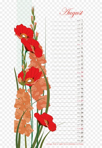 Stock photography Clip art - Korean calendar background pattern template 