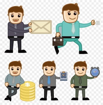 Stock photography Drawing Illustration - Cartoon illustration of various office and business people 