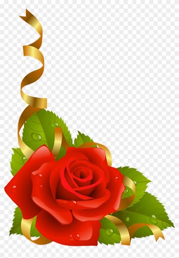 Stock Photography Flower - Rose Flower Design Border