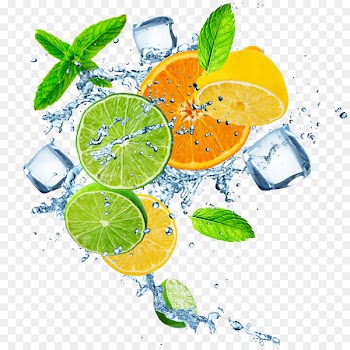 Stock photography Ice cube Water Royalty-free - Fresh lemonade wave 