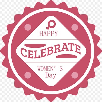 Stock photography Illustration - Women's Day logo vector material 