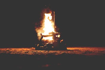 Stock Photography of Bonfire
