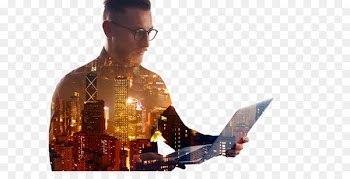 Stock photography Royalty-free - Business people and city views 