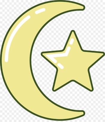 Stock photography Royalty-free Drawing Clip art - Cartoon yellow Eid moon 