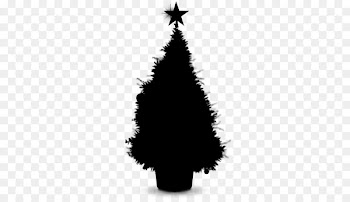 Stock photography Silhouette Christmas tree -  
