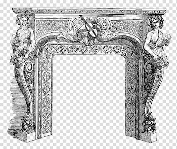 Stone carving Frames Furniture, design transparent background PNG clipart