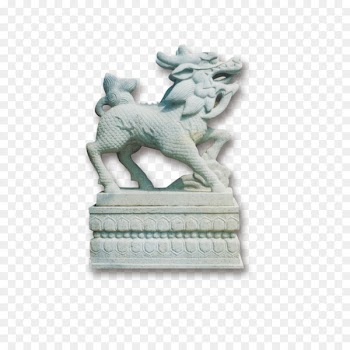 Stone carving Sculpture - Stone unicorn 
