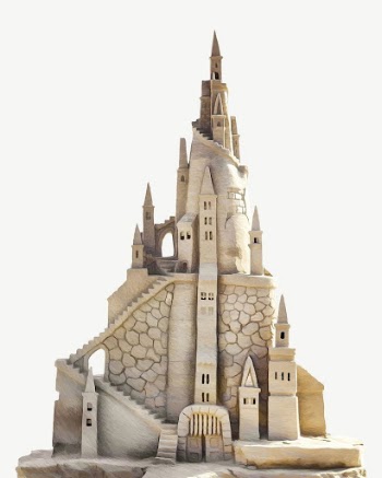 Stone castle illustration collage element | Free PSD - rawpixel