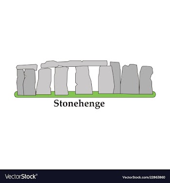 Stonehenge icon isolated on white background for vector image