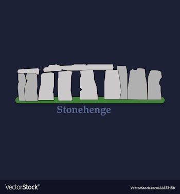 Stonehenge icon isolated on white background for vector image