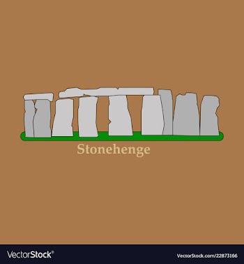 Stonehenge icon isolated on white background for vector image