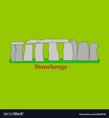 Stonehenge icon isolated on white background for vector image