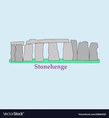 Stonehenge icon isolated on white background for vector image