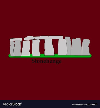 Stonehenge icon isolated on white background for vector image