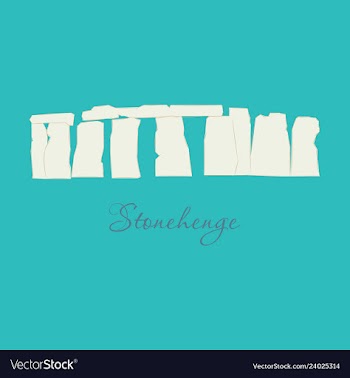 Stonehenge icon on white background stonehenge vector image