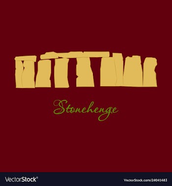 Stonehenge icon on white background stonehenge vector image