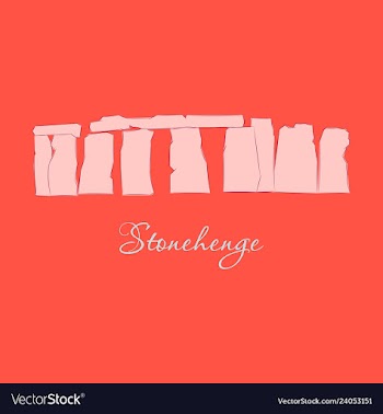 Stonehenge icon on white background stonehenge vector image