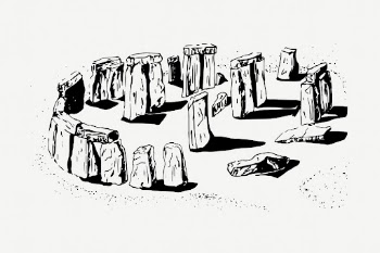 Stonehenge landmark collage element, vintage | Free PSD - rawpixel