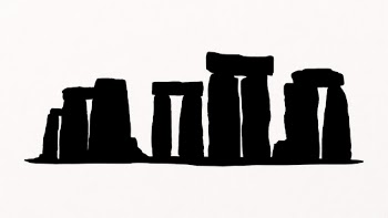 Stonehenge silhouette collage element, UK's | Free PSD - rawpixel