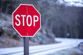Stop sign during winter. Free | Free Photo - rawpixel