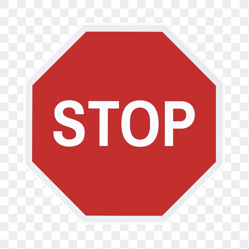 Stop sign png sticker, transparent | Free PNG - rawpixel