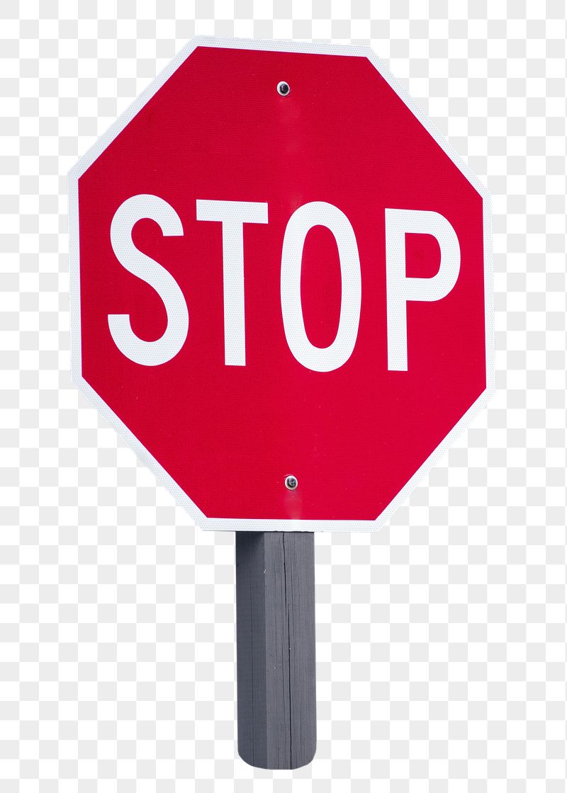 Stop sign png sticker, transparent | Free PNG - rawpixel