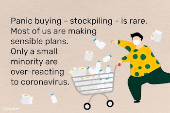Stop the panic buying of toilet paper. This image is part our collabor.. | Free  illustration - 2331958
