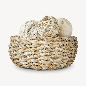 Storage basket isolated object image | Free Photo - rawpixel