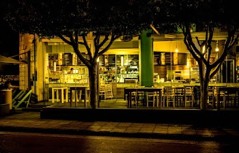 Store Front at Nighttime